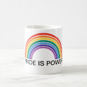 Pride is Power LGBTQ+ Rainbow-Mok Koffiemok (Center)