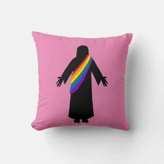 Pride Jesus Pillow Kussen (Voorkant)