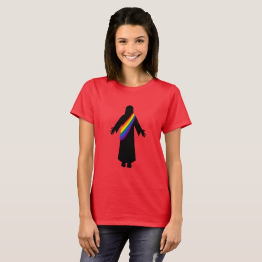Pride Jesus T Shirt (Voorkant volledig)