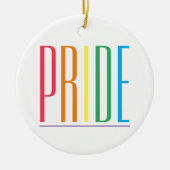 PRIDE keramische cirkel Ornament (Voorkant)