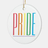 PRIDE keramische cirkel Ornament (Links)