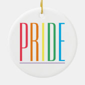 PRIDE keramische cirkel Ornament (Achterkant)