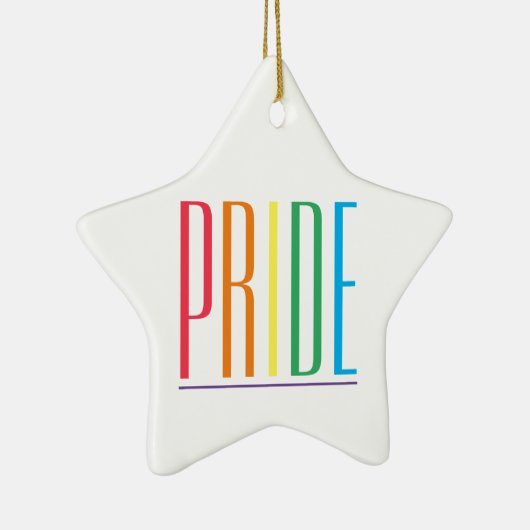 PRIDE Keramische Star Ornament (Rechts)