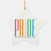 PRIDE Keramische Star Ornament (Voorkant)