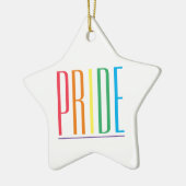 PRIDE Keramische Star Ornament (Links)