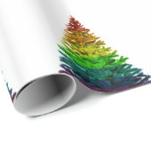 Pride kerstboomstructuur cadeaupapier (Rol Hoek)