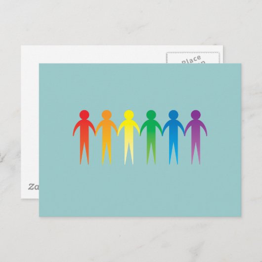 Pride-keten Briefkaart (Voorkant / Achterkant)