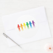 Pride-keten Ronde Sticker (Envelop)