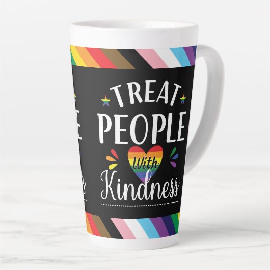 Pride Kindness Latte Mok (Rechterhoek)