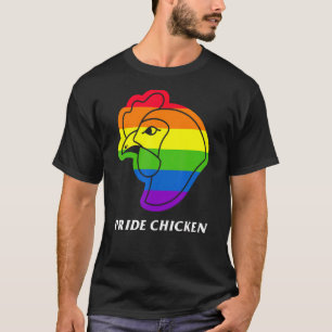 Pride Kip Lgbt Stunt Gebakken Regenboogvlag Buffal T-shirt