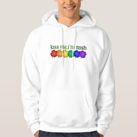 Pride Kiss Ik ben Iers Hoodie (Voorkant)