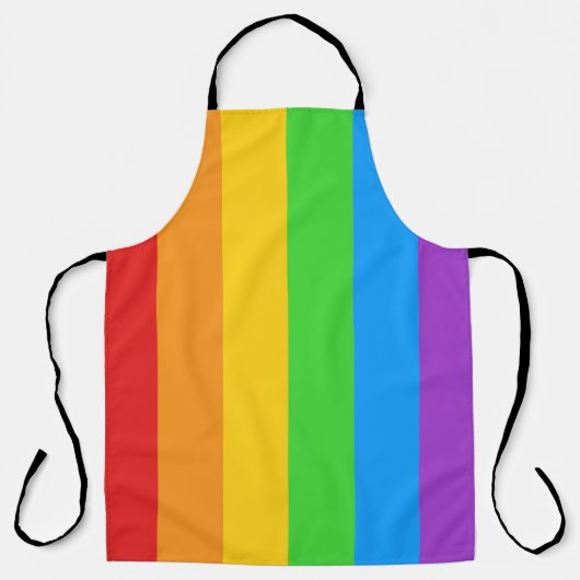 Pride Kitchen: Rainbow Flag Schort (Voorkant)