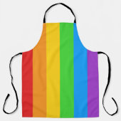 Pride Kitchen: Regenboogvlag Schort (Voorkant)