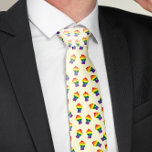 Pride Kleuren LHBTI Stropdas<br><div class="desc">Stap vol zelfvertrouwen en kleur uit in deze opvallende sokken met de levendige kleuren van de Pride-vlag. Het speelse handprint design geeft een persoonlijke en expressieve touch, waardoor deze sokken een leuke manier zijn om je identiteit te delen. Perfect voor Pride-evenementen, casual uitstapjes of gewoon lekker luieren terwijl je een...</div>