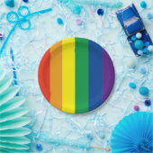 Pride kleuren regenboog papier partij bord (Feest)
