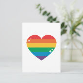 Pride | Kleurig regenboogontwerp Briefkaart (Staand voorkant)