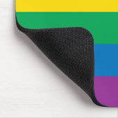 Pride | Kleurig regenboogontwerp Muismat (Hoek)