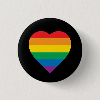 Pride | Kleurig regenboogontwerp Ronde Button 3,2 Cm