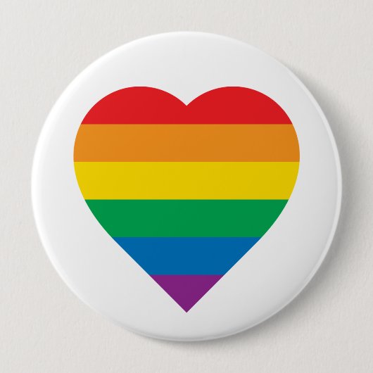 Pride | Kleurig regenboogontwerp Ronde Button 4,0 Cm (Voorkant)