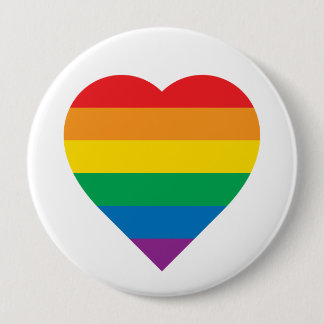 Pride | Kleurig regenboogontwerp Ronde Button 4,0 Cm