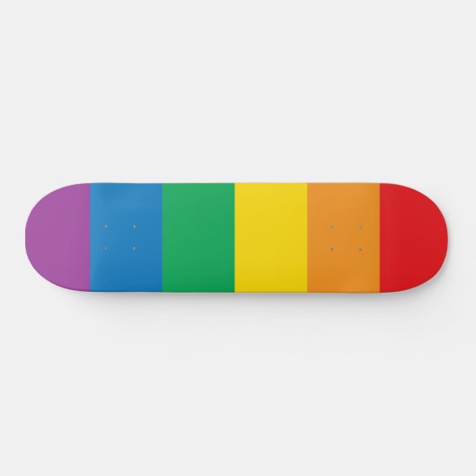 Pride | Kleurig regenboogontwerp Skateboard (Horizontaal)