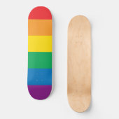 Pride | Kleurig regenboogontwerp Skateboard (Voorkant)