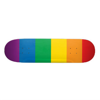Pride | Kleurig regenboogontwerp Skateboard
