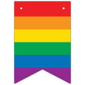 Pride | Kleurig regenboogontwerp Vlaggetjes (Eerste vlag)
