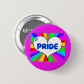 Pride Knop Ronde Button 5,7 Cm (Voorkant /achterkant)