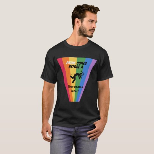 Pride komt voor een herfst - Pride T-shirt (Voorkant volledig)