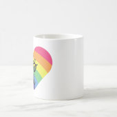 Pride, kus me, liefde is eerlijk. magische mok (Center)