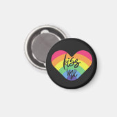 Pride, kus me, liefde is eerlijk. magneet (Voorkant / Achterkant)