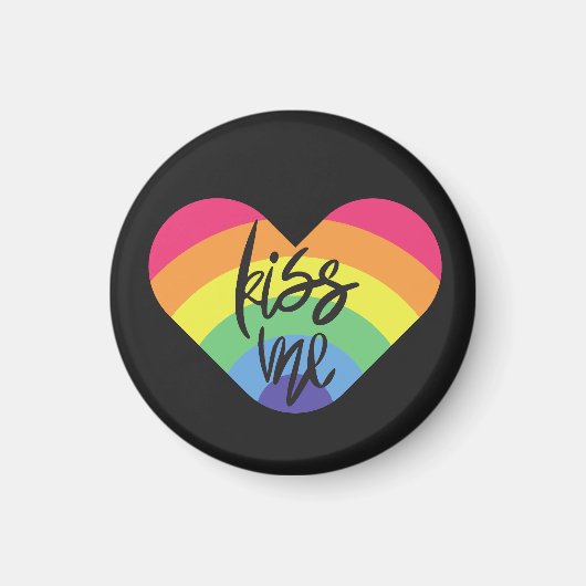 Pride, kus me, liefde is eerlijk. magneet (Voorkant)