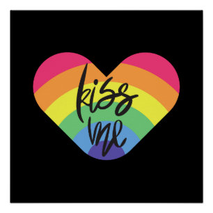 Pride, kus me, liefde is eerlijk. perfect poster