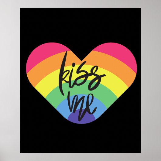 Pride, kus me, liefde is eerlijk. poster (Voorkant)