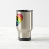 Pride, kus me, liefde is eerlijk. reisbeker (Center)