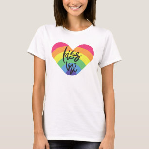 Pride, kus me, liefde is eerlijk. T-shirt