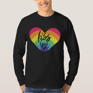 Pride, kus me, liefde is eerlijk. T-shirt