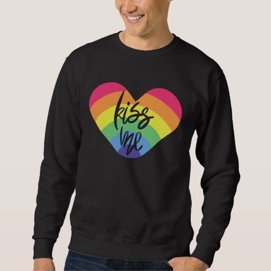Pride, kus me, liefde is eerlijk. trui (Voorkant)