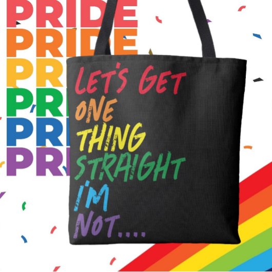 Pride laat één ding duidelijk zijn, dat ben ik nie tote bag