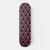 Pride Lesbisch Symbool Hart Persoonlijk Skateboard (Voorkant)