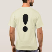 Pride Letter Exclamation.PNG T-shirt (Achterkant)