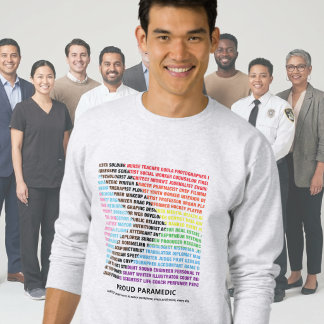 Pride LGBT Diversiteit Aangepaste Regenboog Woordw Trui