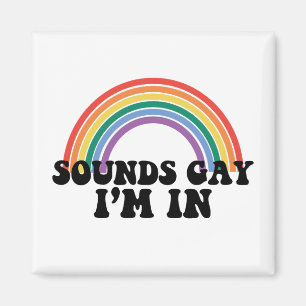 Pride LGBT Geluiden Gay Ik Ben In Gay Regenboog Magneet