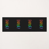 PRIDE LGBT-kleuren — Typografie-ontwerp Yogamat (Achterkant (horizontaal))