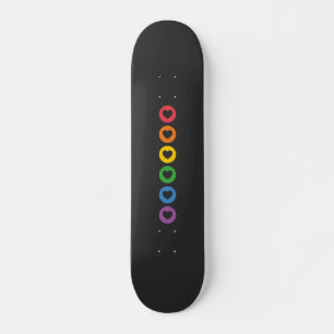Pride LGBT   Kleurig regenboogontwerp Persoonlijk Skateboard