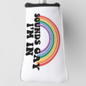 Pride lgbt klinkt homo ik ben in gay regenboog golfheadcover (Draai 90)