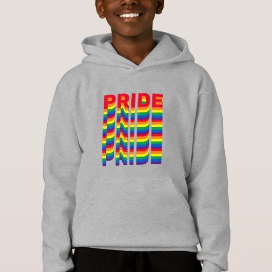 Pride lgbt lgbtq gay regenboog retro kleuren kinde (Voorkant)