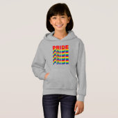 Pride lgbt lgbtq gay regenboog retro kleuren kinde (Voorkant volledig)