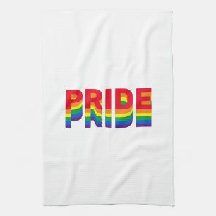 Pride lgbt lgbtq homo-regenboog wit theedoek